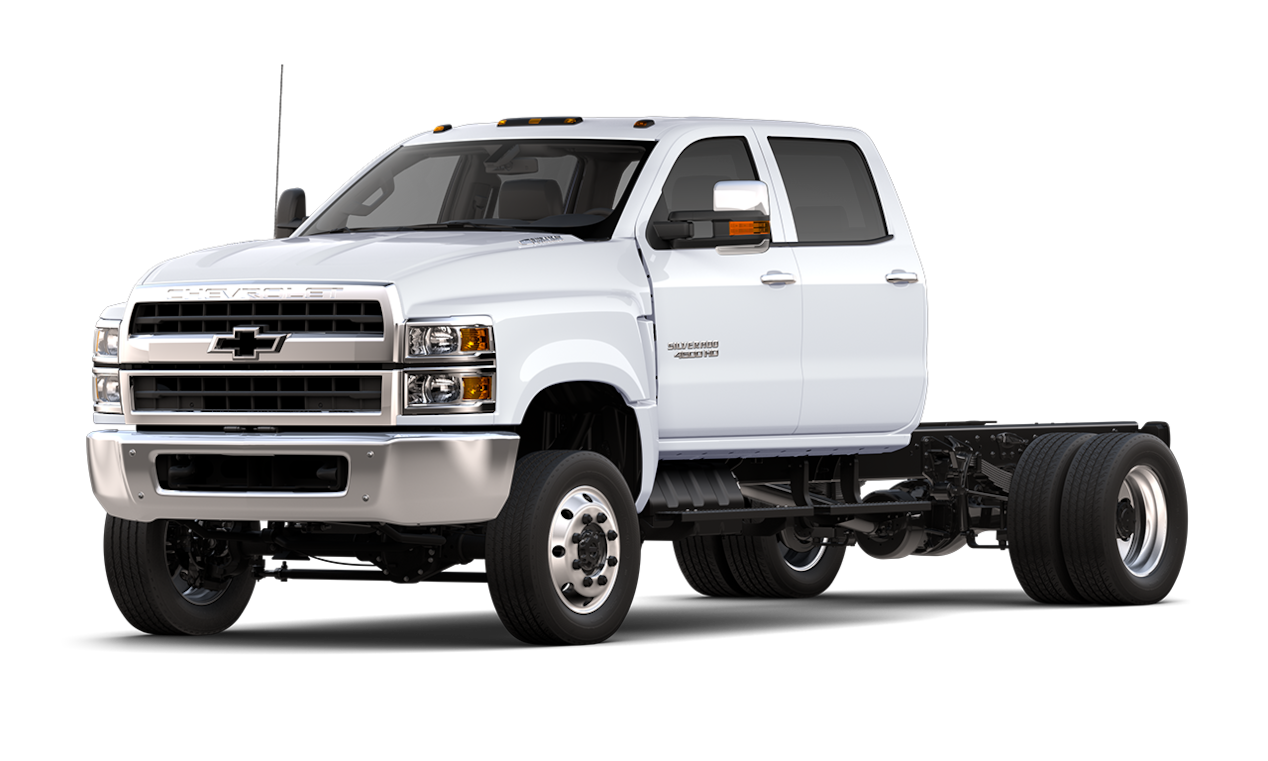 2025 Chevrolet Silverado 6500hd Chassis cab in 3/4 view