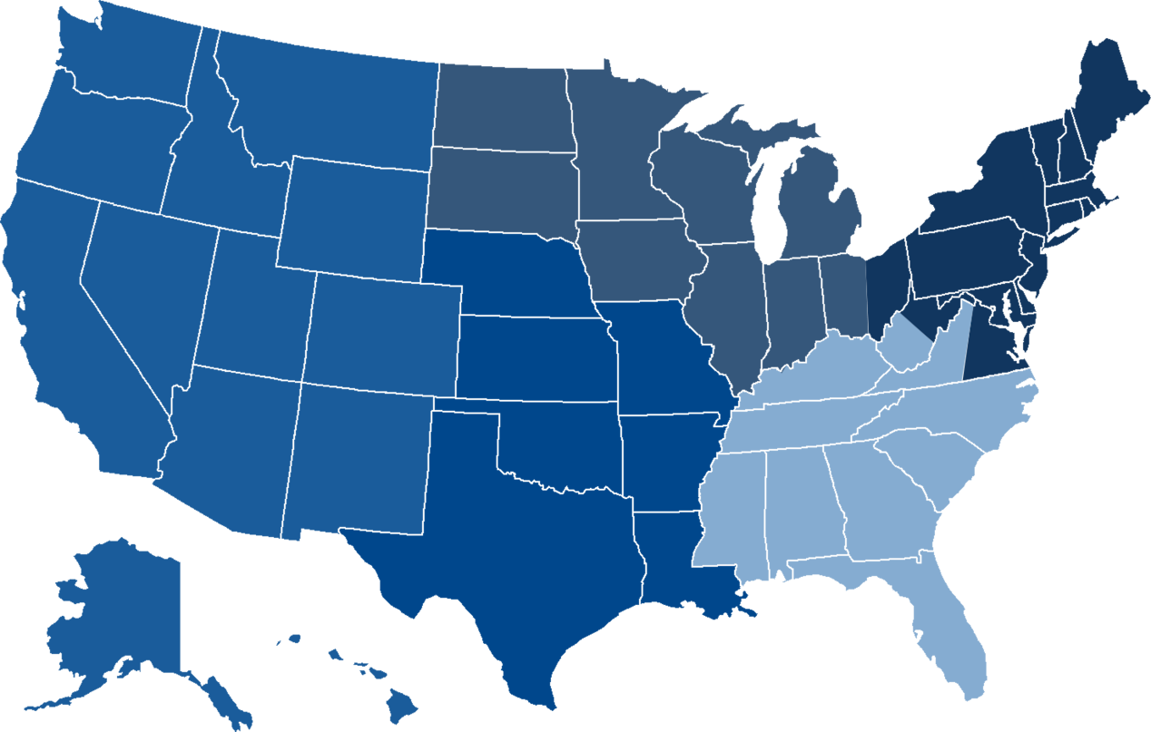 a map of the united states