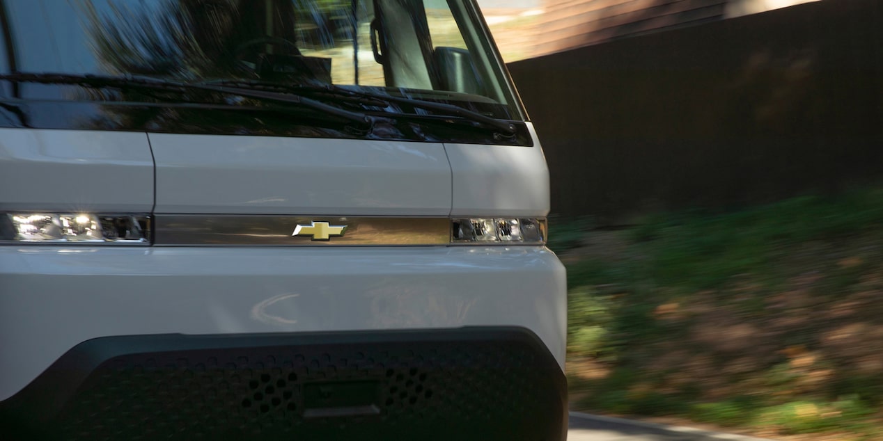 front end of a chevrolet brightdrop