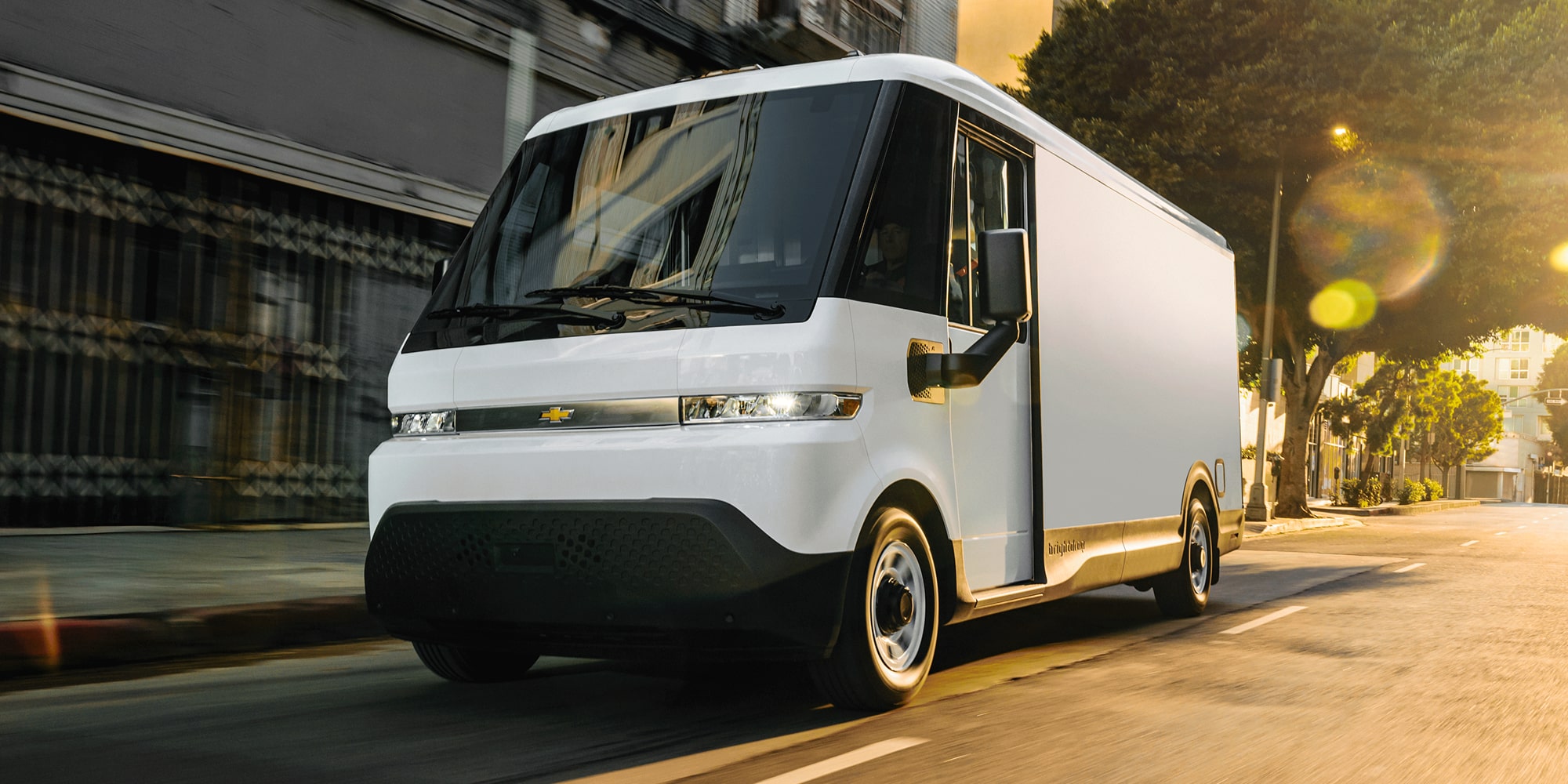 2026 Chevrolet BrightDrop parked on a city street