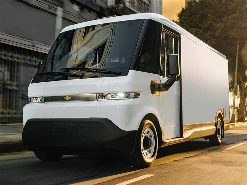 front end of a chevrolet brightdrop