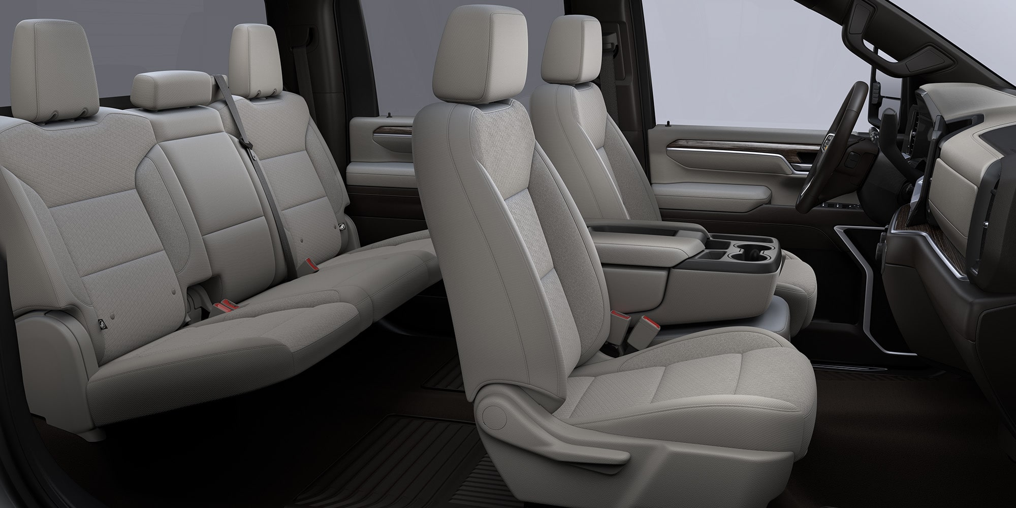 The interior of a Chevrolet Silverado