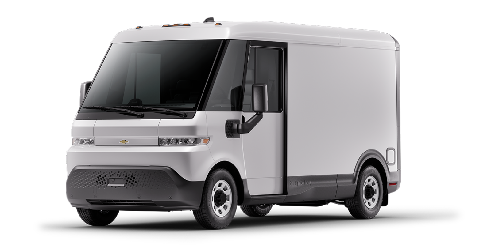 A left-facing quarter view of the 2026 Chevrolet Brightdrop 400