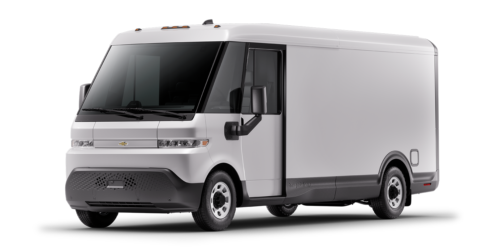 A left-facing quarter view of the 2026 Chevrolet Brightdrop 600