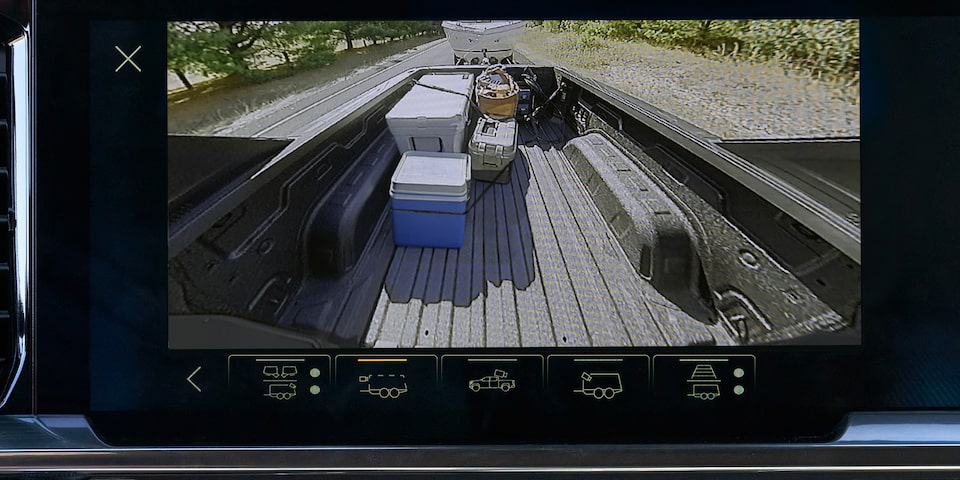 The bed camera of the 2026 Silverado HD