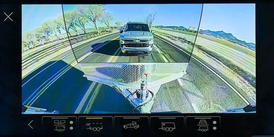 The towing camera of the Silverado HD