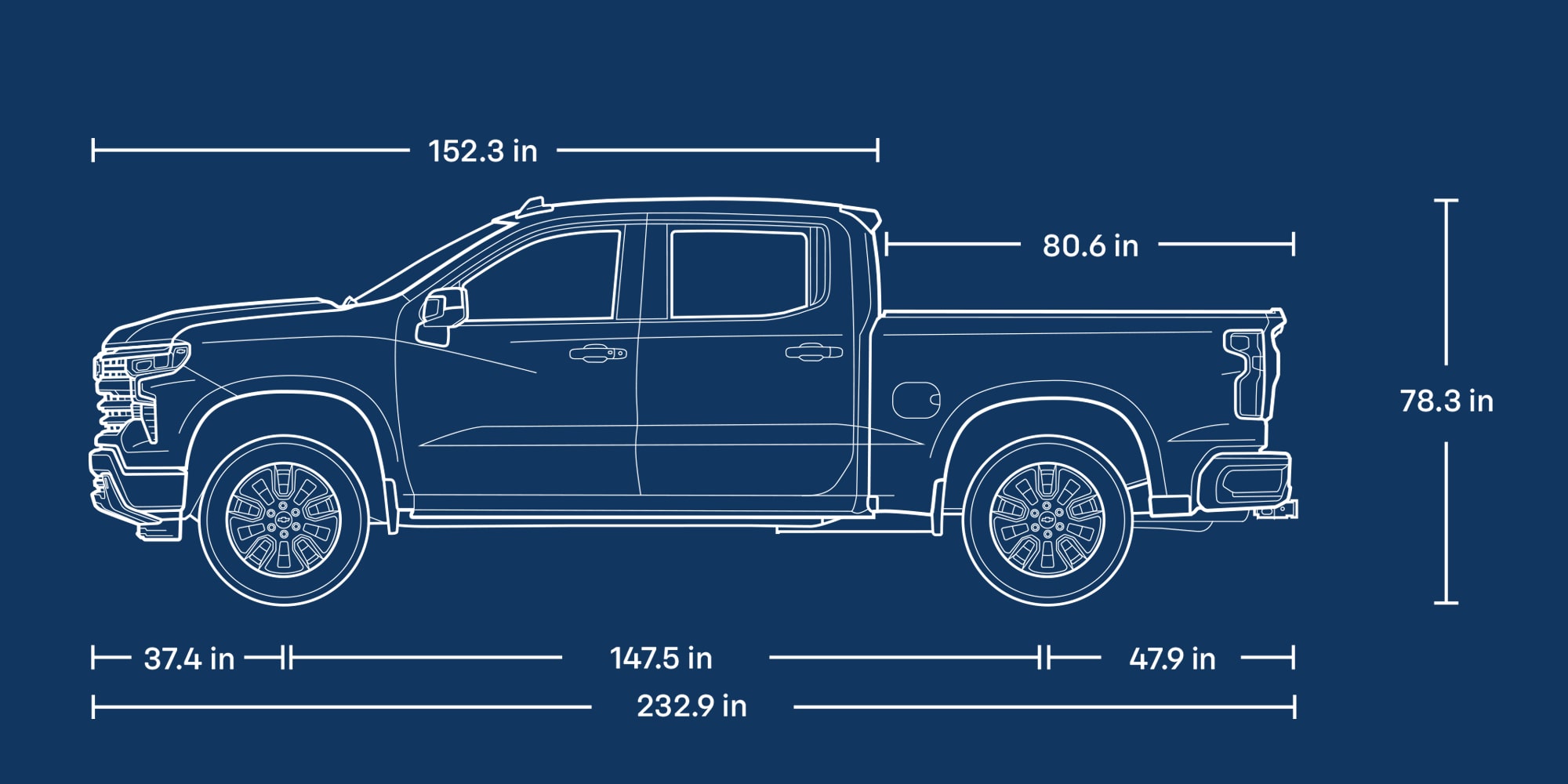 Crew Cab configuration of the 2026 Chevrolet Silverado LD.