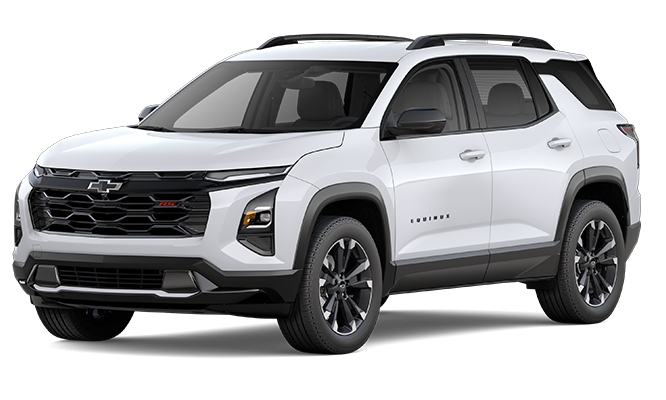 A White Chevrolet Equinox RS 