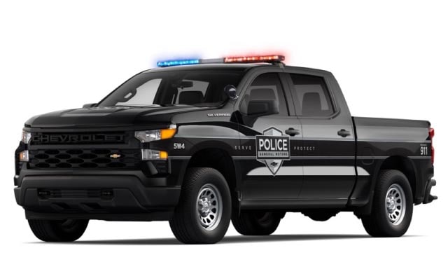 Front Three-Quarters View of the 2026 Chevrolet Silverado PPV