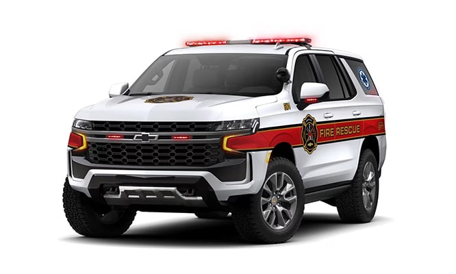  a 2026 Chevy Tahoe SSV in three-quarters view