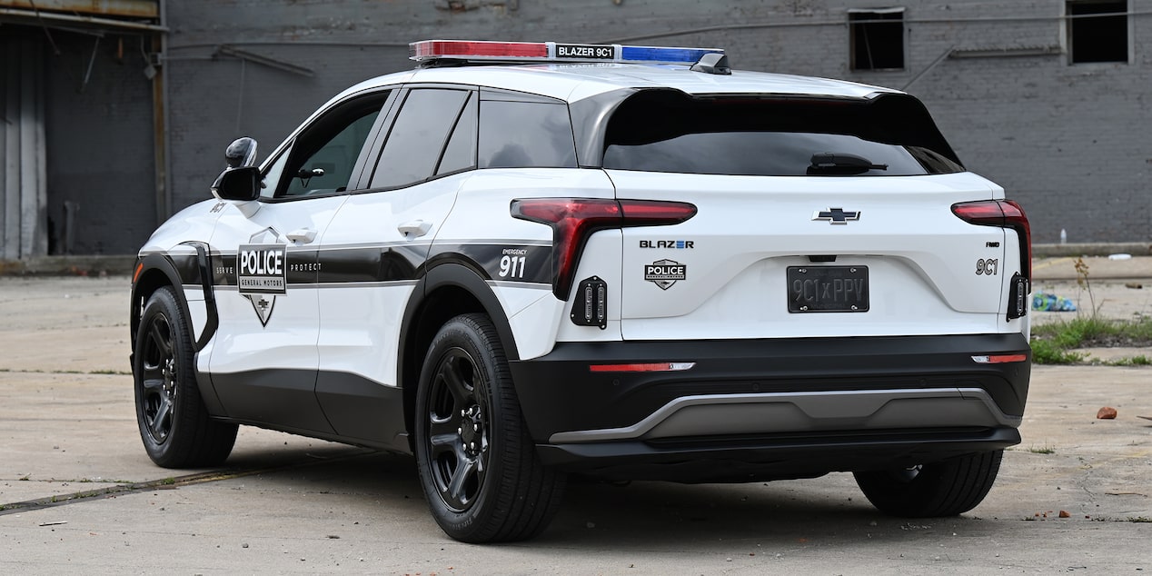 Rear view of a 2026 Blazer EV PPV