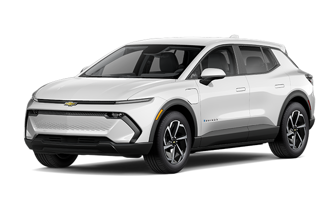 A white 2026 Chevrolet Equinox EV