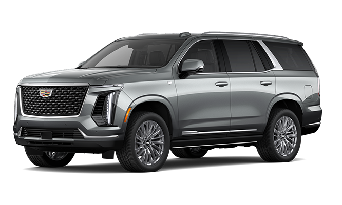 Three-quarters view of a 2027 Cadillac Escalade
