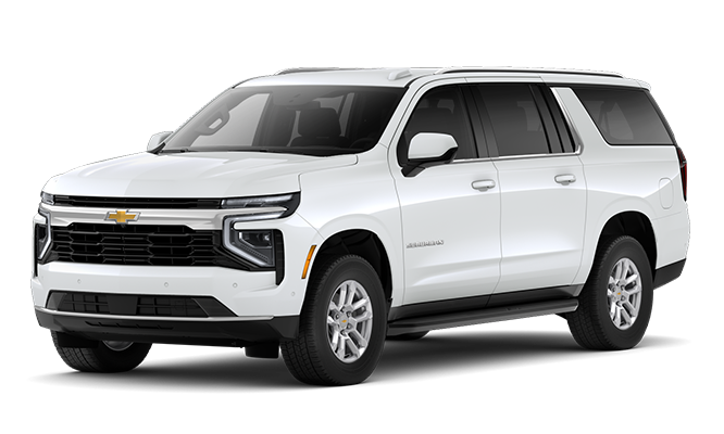 Three-quarters view of a 2027 Chevrolet Suburban