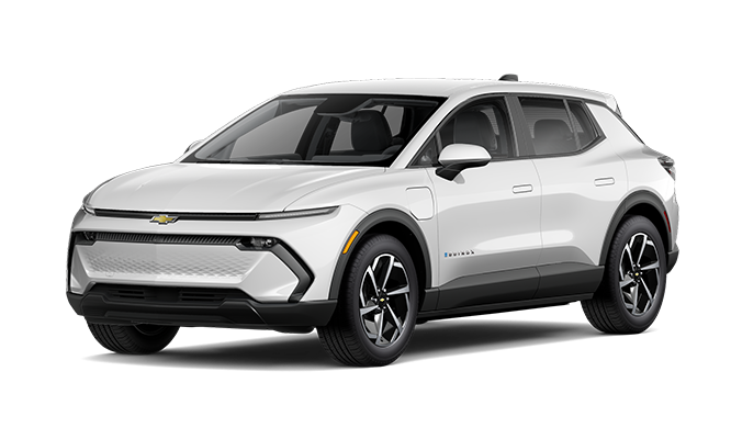 Front three-quarters view of the 2027 Chevrolet Equinox EV
