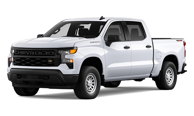 Three-Quarters Front View of the 2026 Silverado 1500