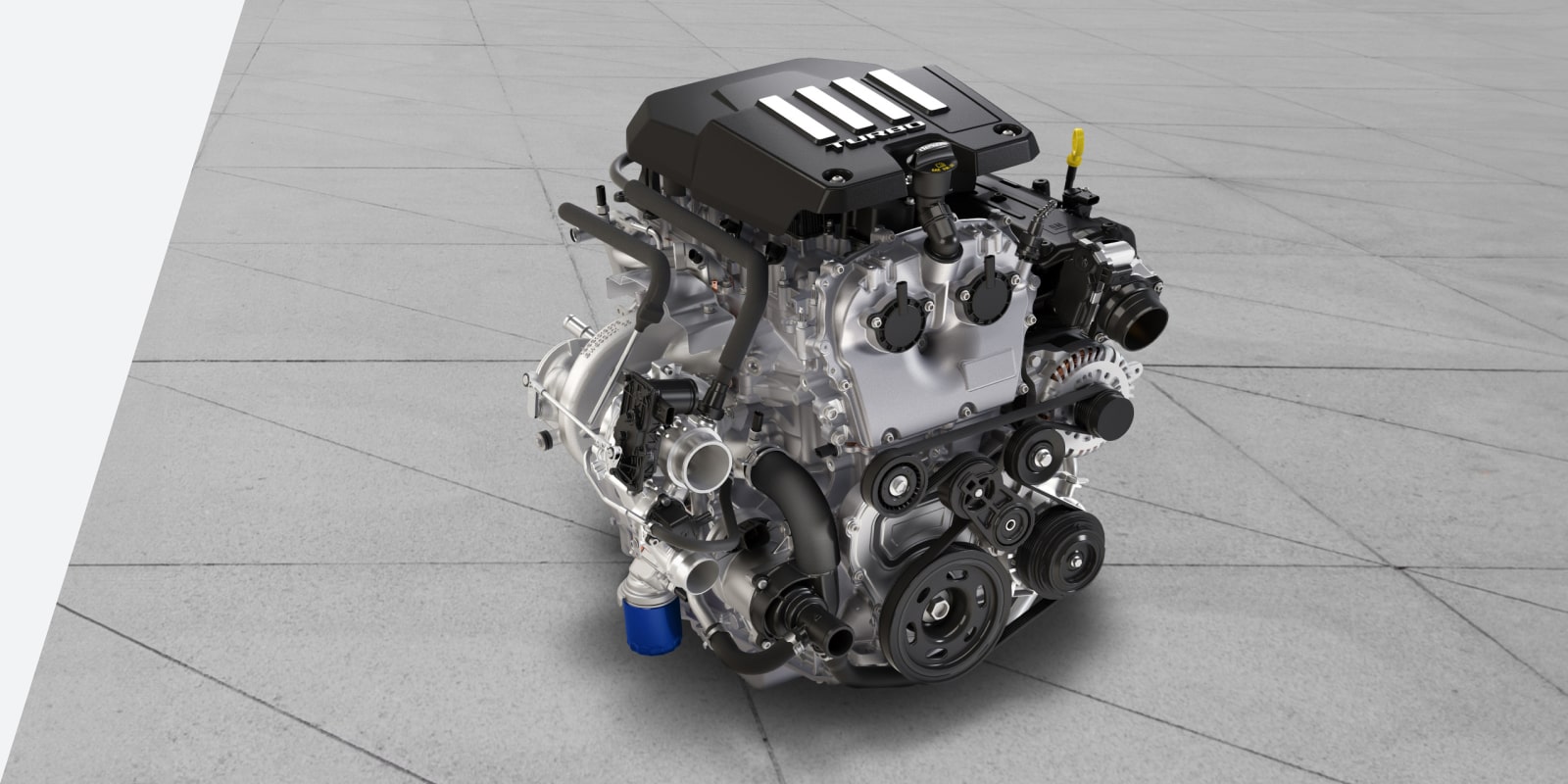 a GM truck engine
