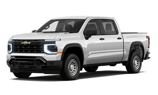 Three-Quarters Front View of the 2027 Silverado 1500