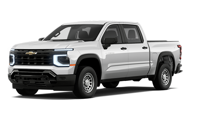 A white 2027 Chevrolet Silverado