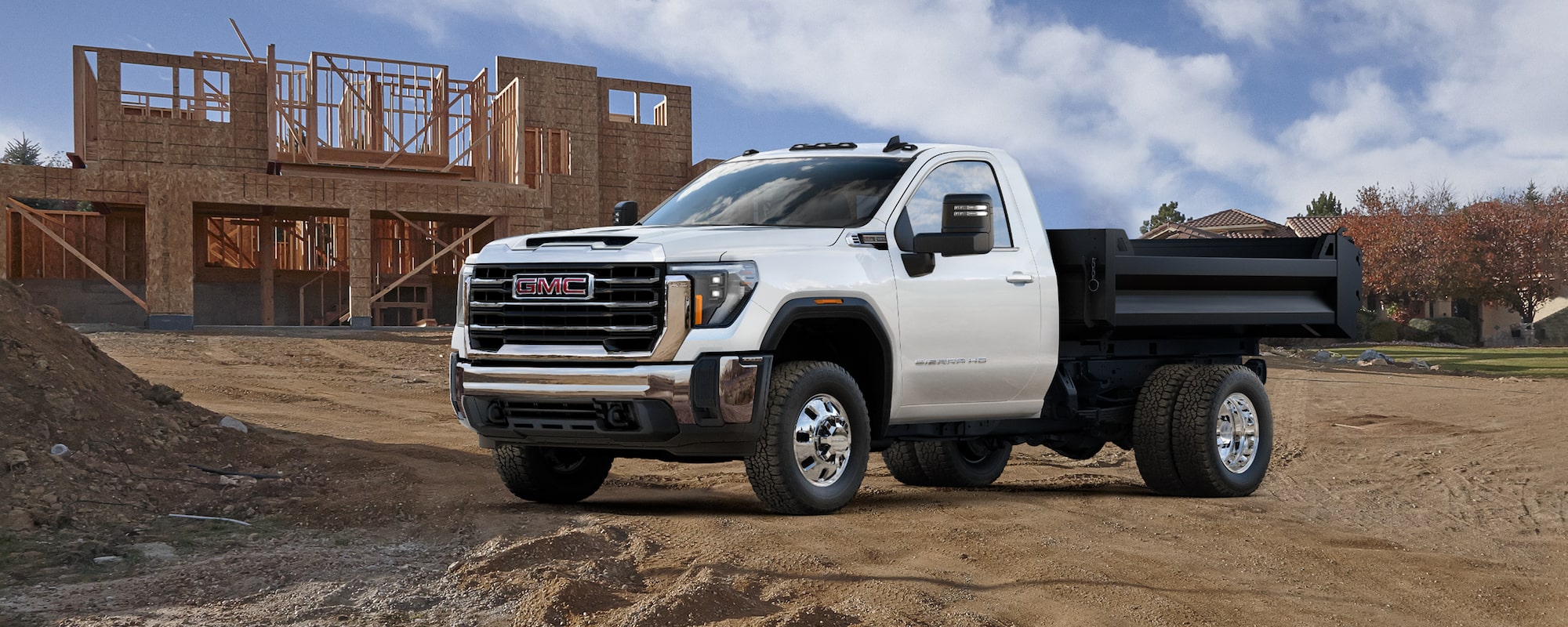A GMC Sierra with an upfit