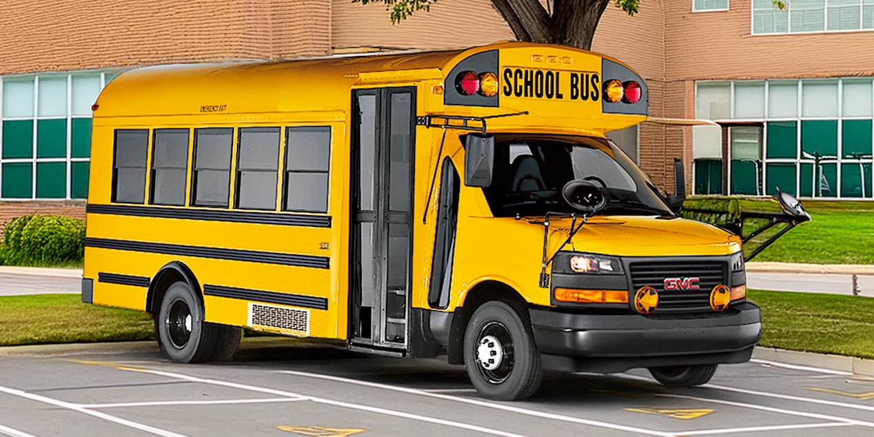 A GMC School bus upfit