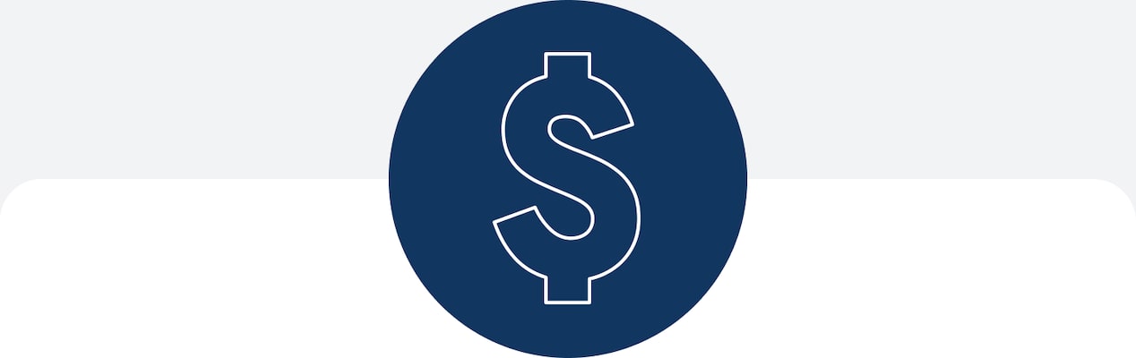 A dollar sign icon