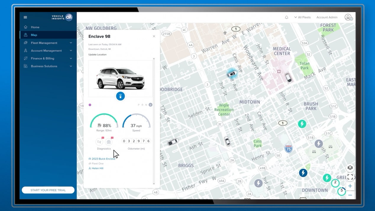 An image depicting how the OnStar OVI works