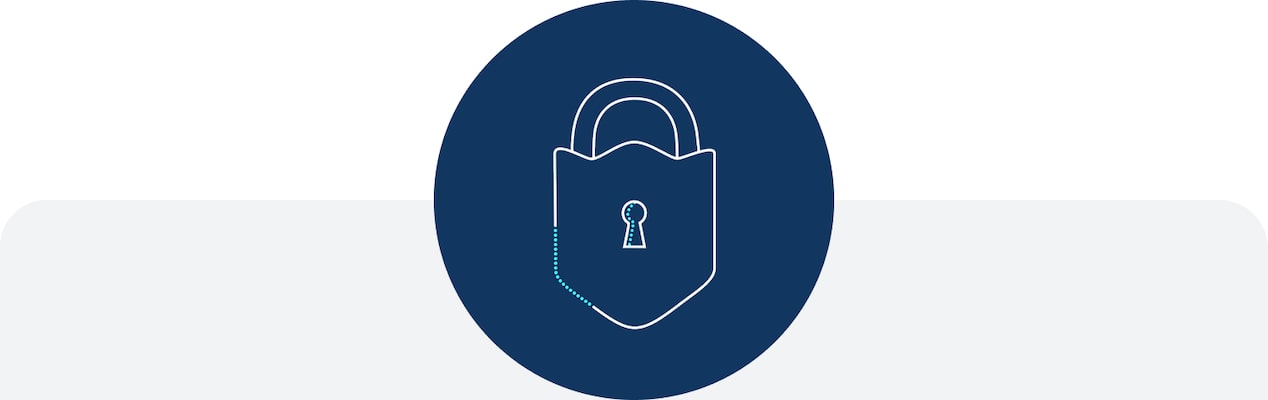A lock icon