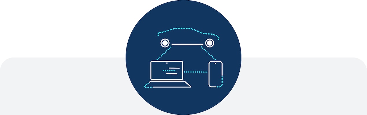 An icon displaying the GM Fleet Onstar Telematics system