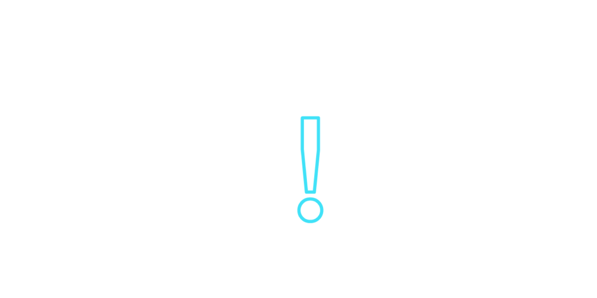 A warning icon